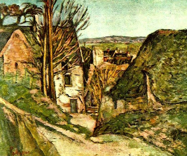Paul Cezanne den hangdes hus Norge oil painting art